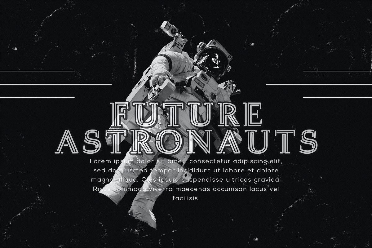 Welingtom - Futuristic Display Font, a Sans Serif Font by StringLabs (Photo 12 of 14)