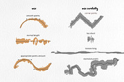 Script Brushes for Illustrator, a Brush Add-On by Mazheika Store (Thumbnail 3 of 6)