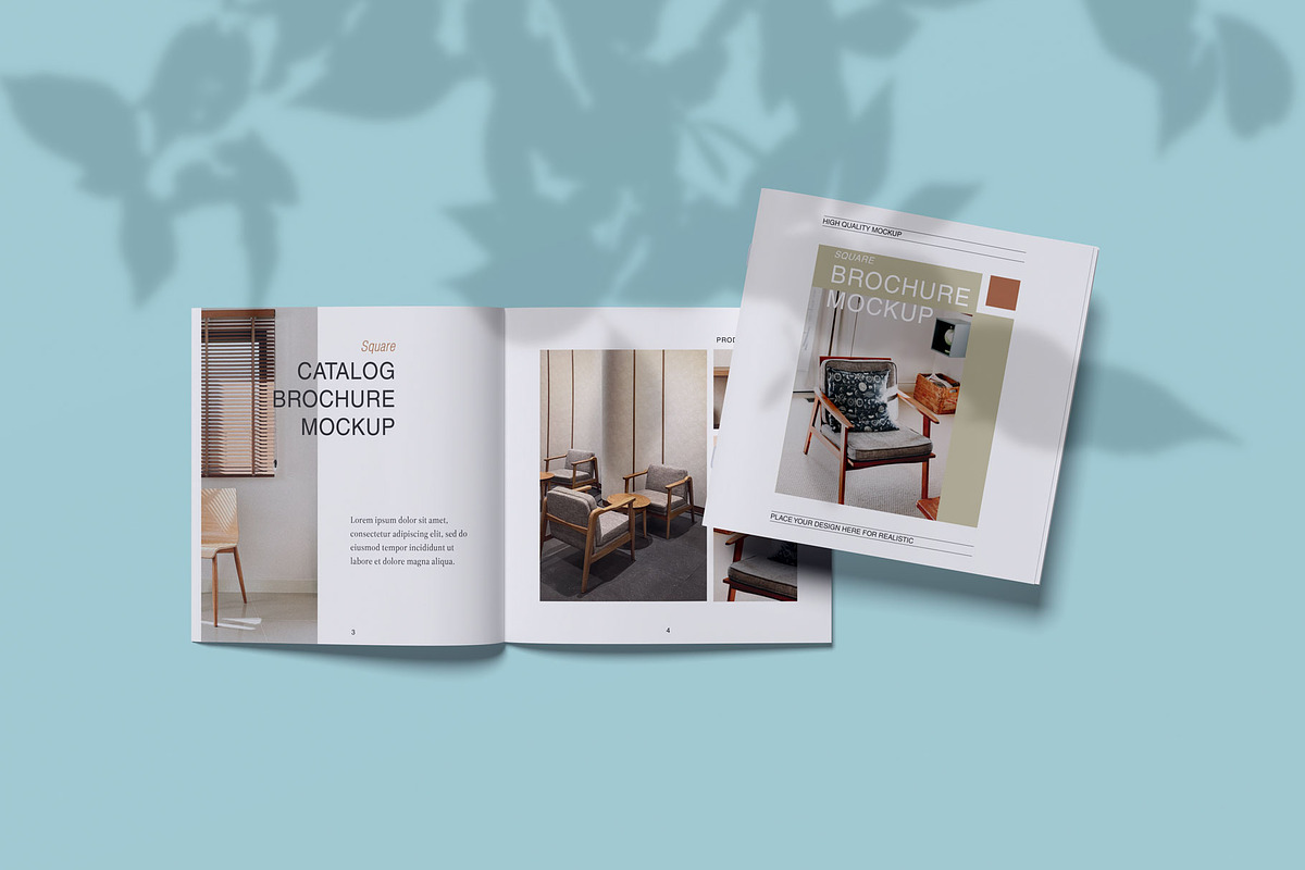 Square Brochure Catalog Mockup, a Print Template by Jestdio (Photo 6 of 14)