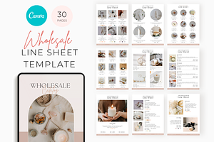 Wholesale Catalog Canva Template