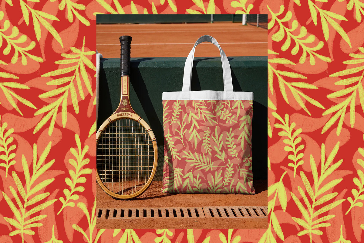 Mediterranean Leaf Seamless Pattern, a Pattern Graphic by Annie Tyndall Creative (Photo 5 of 13)