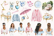 Preppy Glam, a Decorative Illustration by PeDe Designs (Thumbnail 2 of 12)