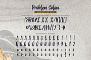 Problem Solver -Playful Display Font, a Script Font by Gassstype (Thumbnail 7 of 8)