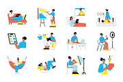 Animated Freelancer Illustration, a Person Illustration by Vectors Market (Thumbnail 3 of 4)