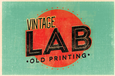 Vintage Lab - Old Printing