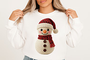 Leopard Print Crochet Christmas PNG, an Illustration by Craft Nest (Thumbnail 5 of 5)