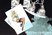 Pretty girl in the style of pin-up, an Illustration by Vavavka (Thumbnail 1 of 5)