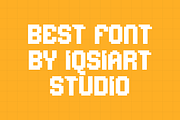 Pixbye Breaks - Pixel Font, a Sans Serif Font by Iqsiart Studio (Thumbnail 5 of 6)