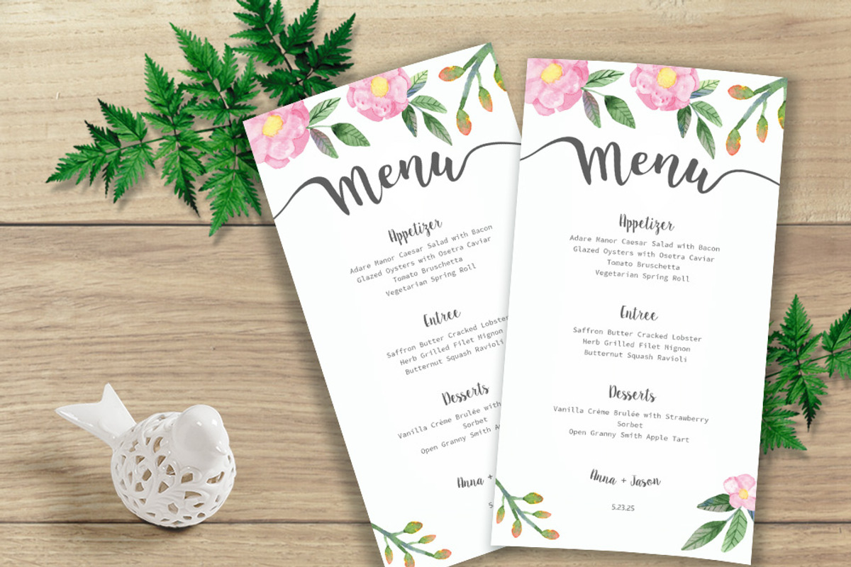 Rose Hip Watercolor Wedding Suite, an Invitation Template by Love Design (Photo 7 of 14)