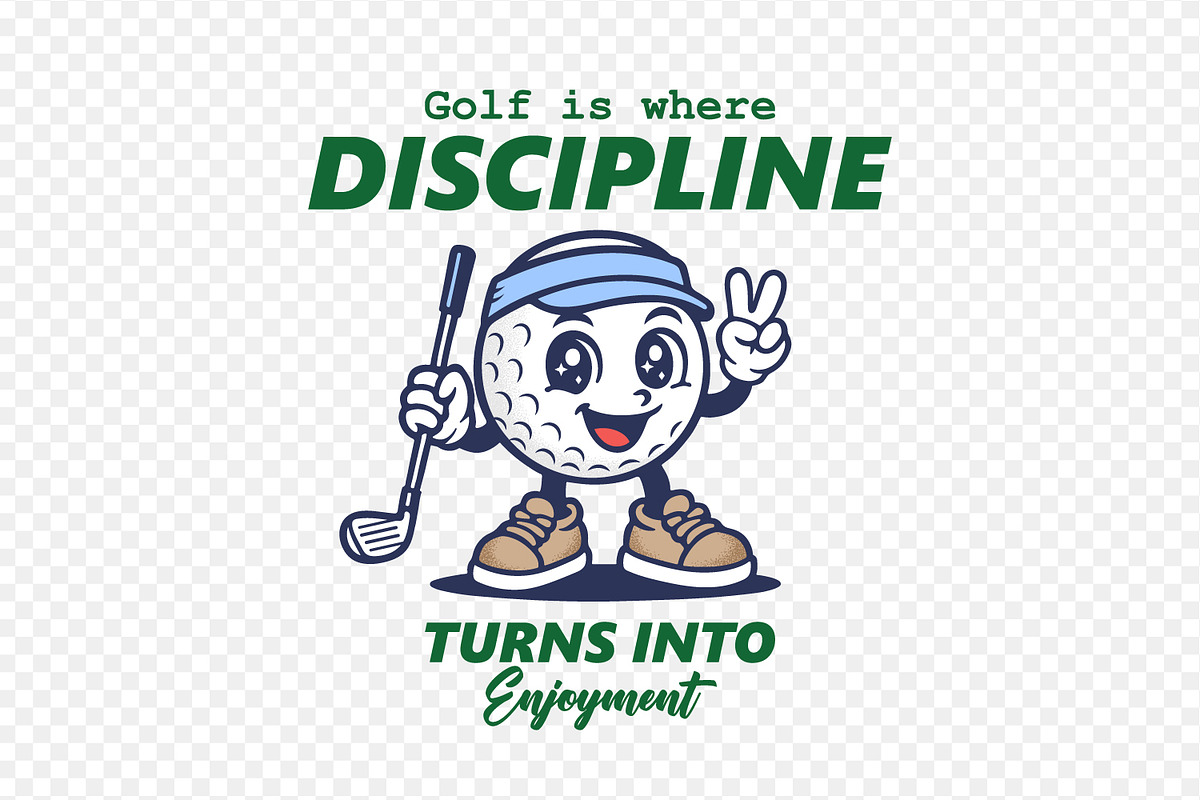 Mascot Golf Ball Character T-Shirt, a Sport Illustration by shaondesigns (Photo 2 of 6)