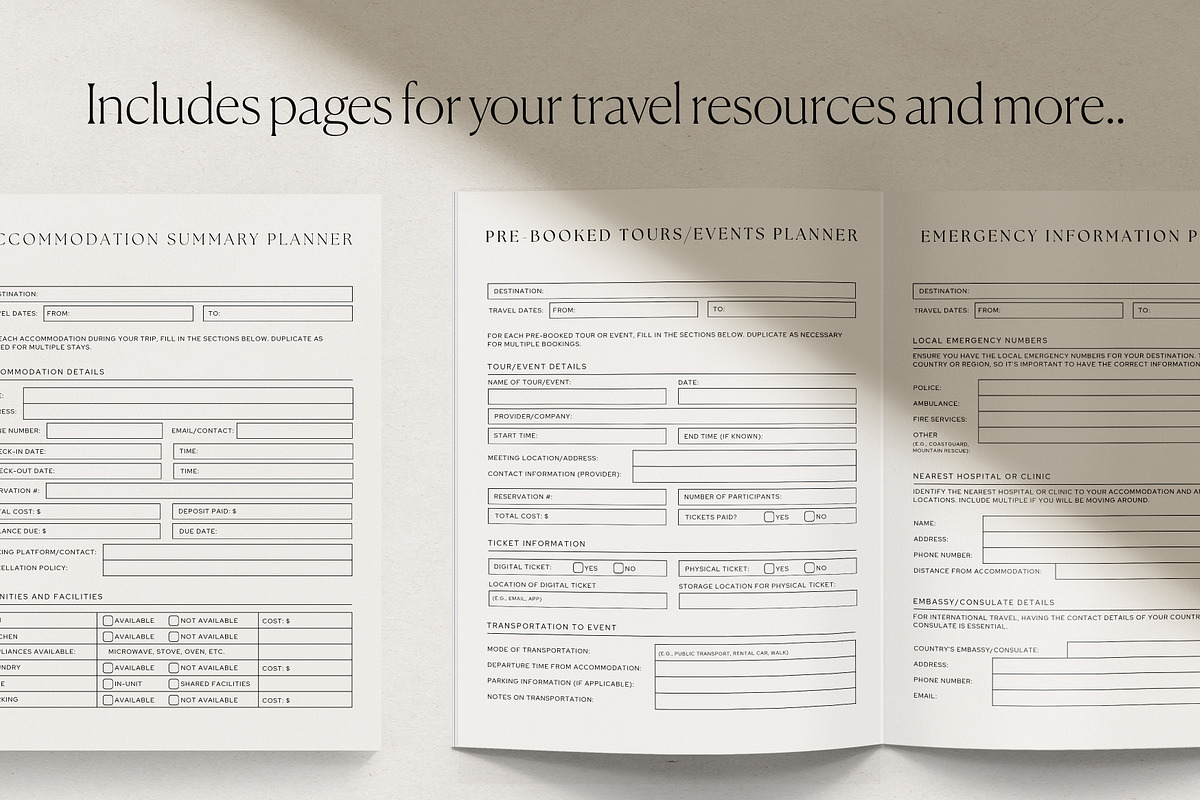 The Vacation Planner Canva, a Presentation Template by HelloKarla (Photo 7 of 9)