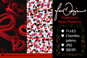 Valentine's Heart Patterns, a Pattern Graphic by faeDesign (Thumbnail 1 of 6)
