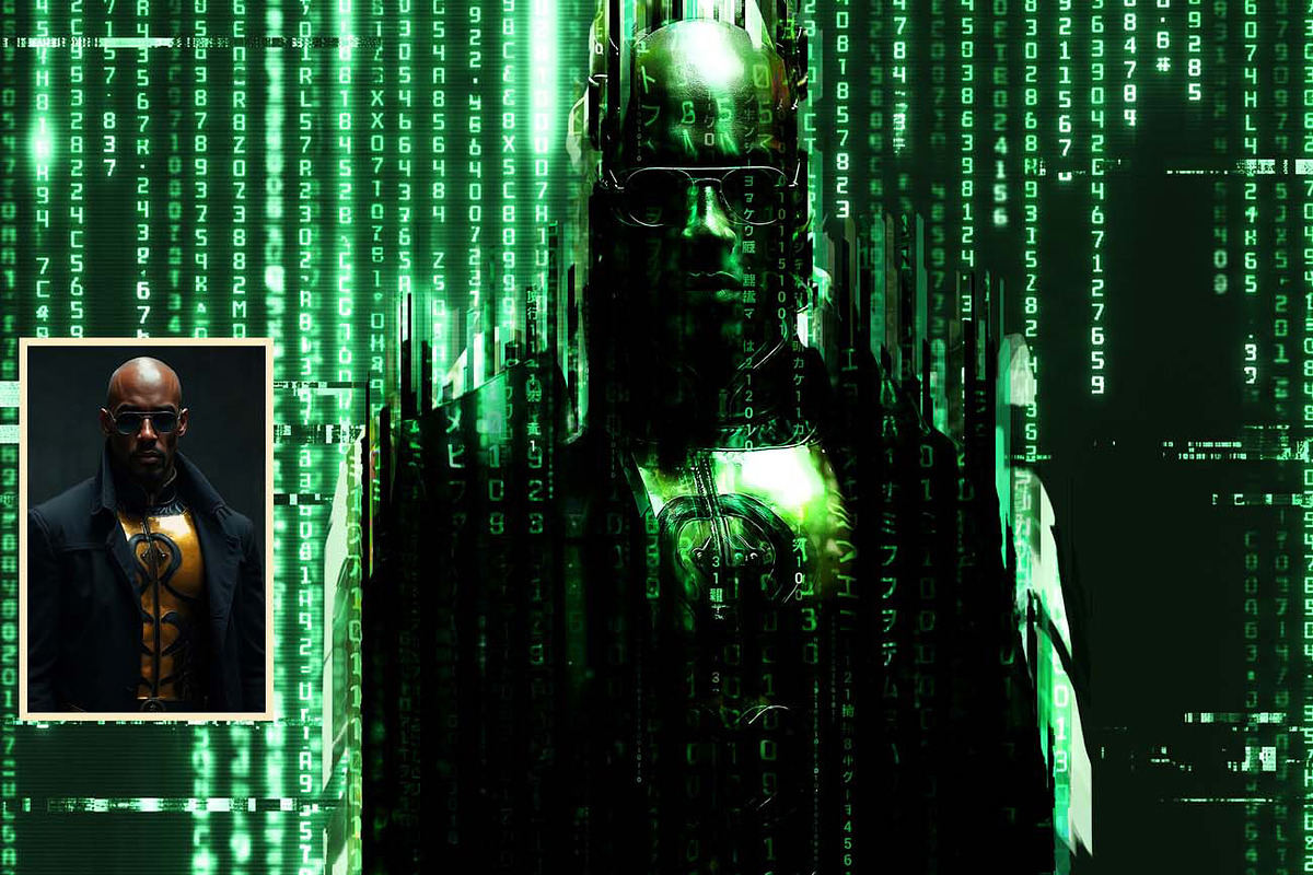 MATRIX CODE —Digital Movie Poster FX, an Action Add-On by Studio Retouch (Photo 5 of 11)