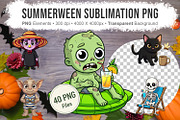 Summerween Sublimation PNG, a Seasonal Illustration by Artnoy (Thumbnail 1 of 18)