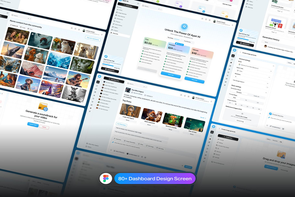 AI-Powered Image Generate UI kits, an UI Kit Template by Creative Perspective (Photo 4 of 7)