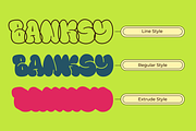 Fanky Bubble Graffiti Typeface, a Font by Fitrah Type (Thumbnail 9 of 12)