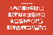 Alphabet Riot Experimental Ransom, a Sans Serif Font by Heinzel Std (Thumbnail 11 of 13)