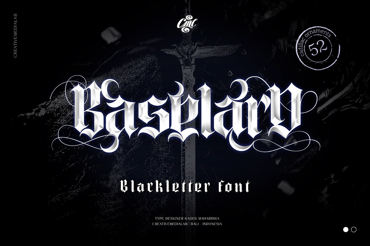 Baselard, a Blackletter Font by creativemedialab (Photo 1 of 8)
