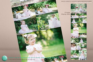 Photo Blog board Template 15 Images, a Presentation Template by FUN TENT DESIGN
