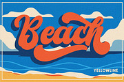 Karolin - Retro Font, a Script Font by yellowline (Thumbnail 3 of 8)