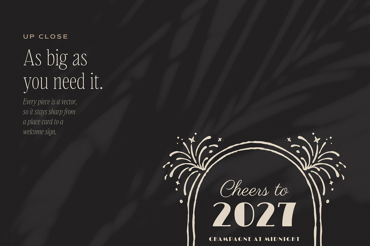 Holiday Party Invite Creator Bundle, an Object Graphic by The October Creative (Photo 9 of 24)