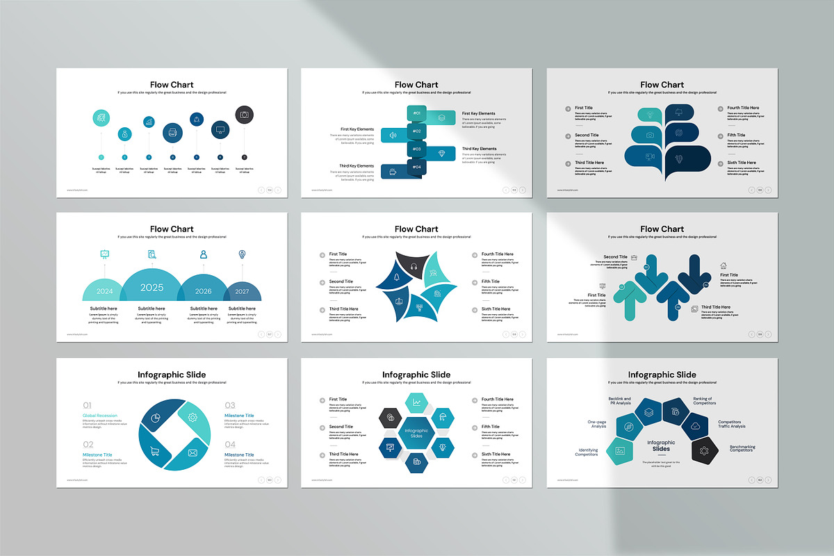 Business Plan PowerPoint Template, a Presentation Template by creathrivestudio (Photo 24 of 30)