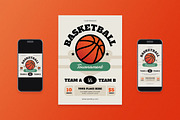 Basketball Tournament Flyer Set, a Flyer Template by Aiyari Graphic (Thumbnail 1 of 3)