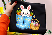 Easter Cowboy Boots Png, an Illustration by Craft Nest (Thumbnail 4 of 6)