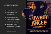 Cowboys and Angels Flyer Template, a Flyer Template by FlyerHeroes (Thumbnail 2 of 4)