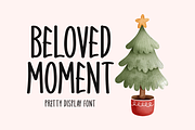 Beloved Moment Typeface, a Handwritten Font by Seemly Fonts (Thumbnail 1 of 5)