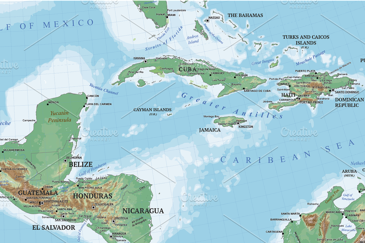 Shaded Relief Map of North America, an Education Illustration by Cartorical (Photo 7 of 7)