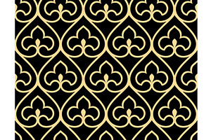 Abstract geometry pattern in Arabian, a Pattern Graphic by RODINA