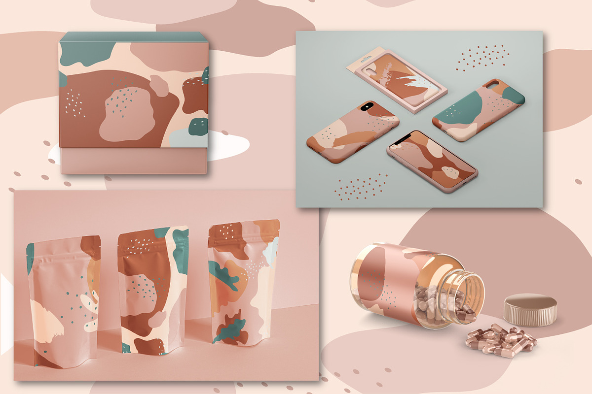 Terracotta Abstract Textures, a Texture Graphic by BAGIRA | Studio (Photo 2 of 6)
