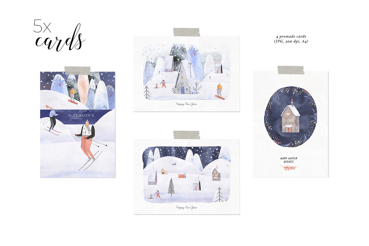A Walk in the Mountains Watercolors, a Decorative Illustration by Bibela (Photo 13 of 14)