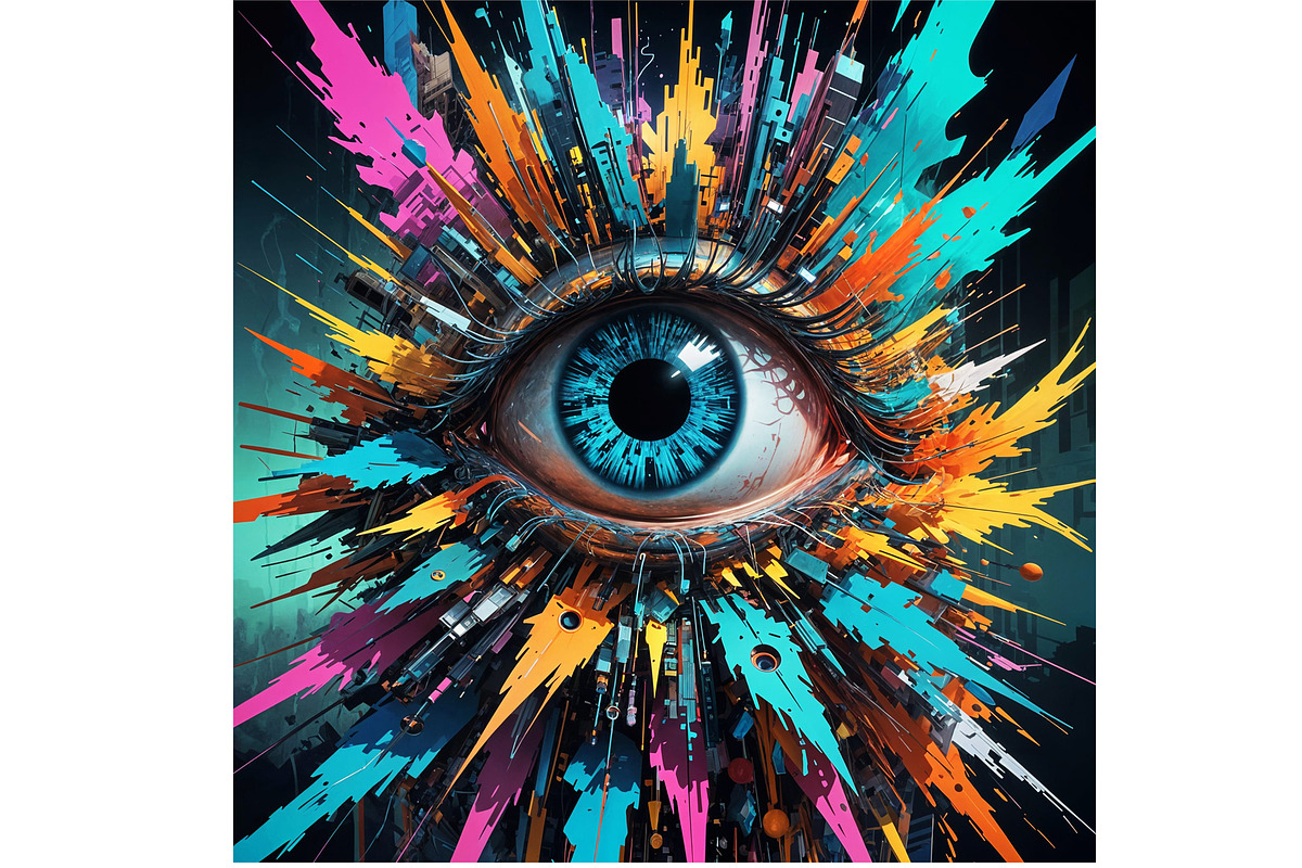 Eye of the World, a Person Illustration by Sharon Schwalbe (Photo 4 of 4)