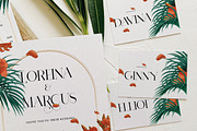 Fancy Tropical Wedding Suite, an Invitation Template by BlueRobinDesignShop (Thumbnail 2 of 13)