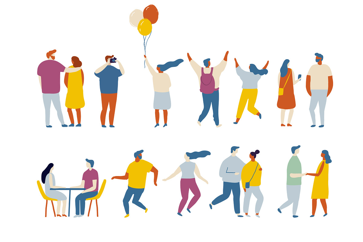 400+ Set of flat vector people, a Person Illustration by Vector_Art (Photo 9 of 24)