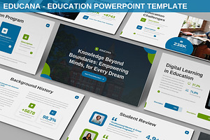 Educana - Education Powerpoint, a Presentation Template by SlideFactory