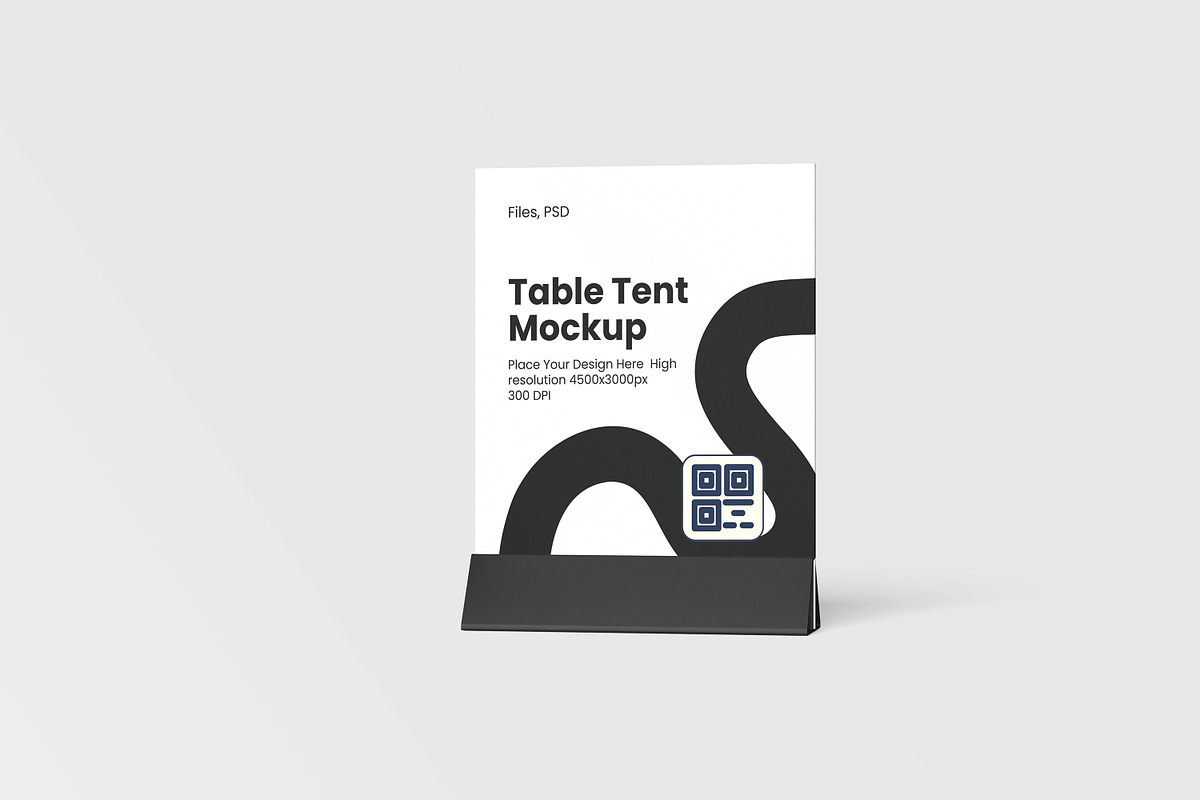 Table Tent Mockup, an Advertising Mockup by AnasStudio (Photo 3 of 5)