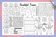 Beautiful France coloring playmats, an Education Illustration by Lexi Claus (Thumbnail 4 of 6)