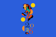 2026 Year of the horse., an Animal Illustration by MoleskoStudio (Thumbnail 10 of 13)
