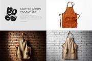 Leather Apron Mockup, a Household Mockup by DOBE Studio (Thumbnail 1 of 5)