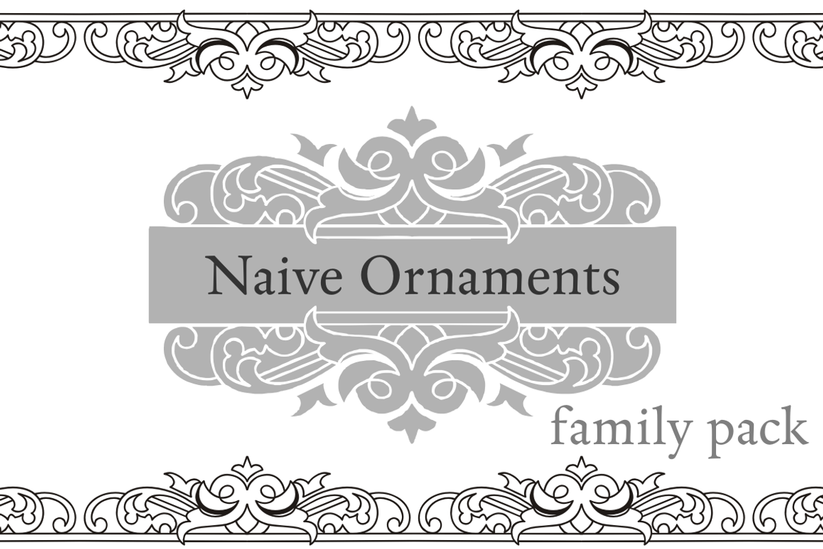 Naive Ornaments Family Pack