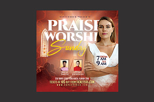 Church Flyer, a Flyer Template by DSGraphicDesign