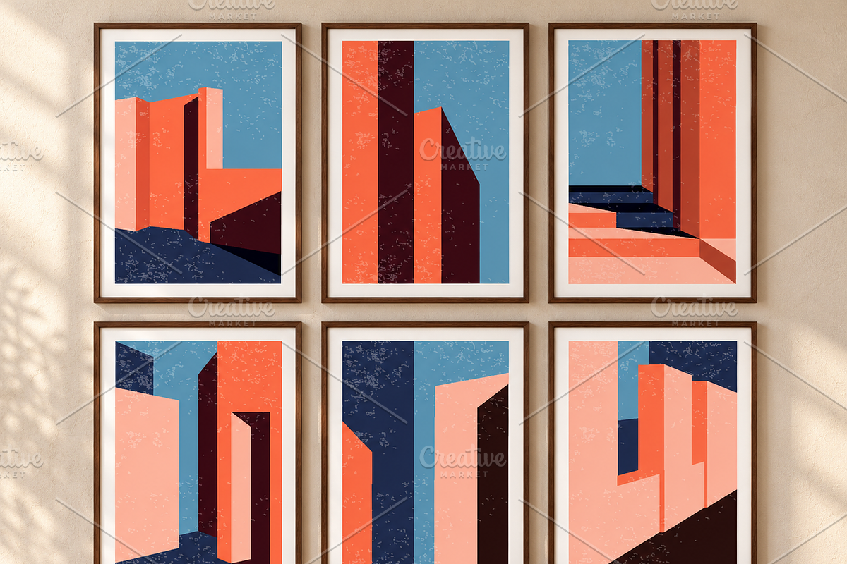 18 Minimalist Building Printable Art, a Background Graphic by C Design Studio (Photo 9 of 11)