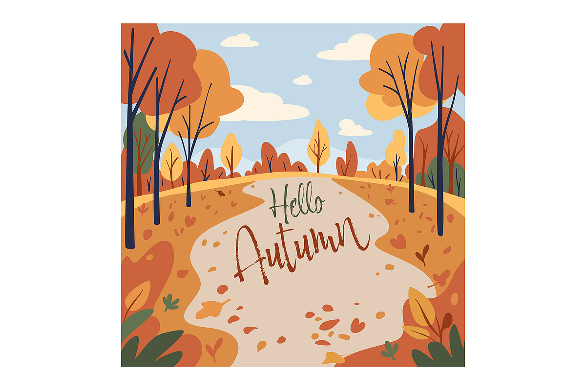 Set of seasonal concept posters, an Illustration by kavalenkava (Photo 5 of 5)