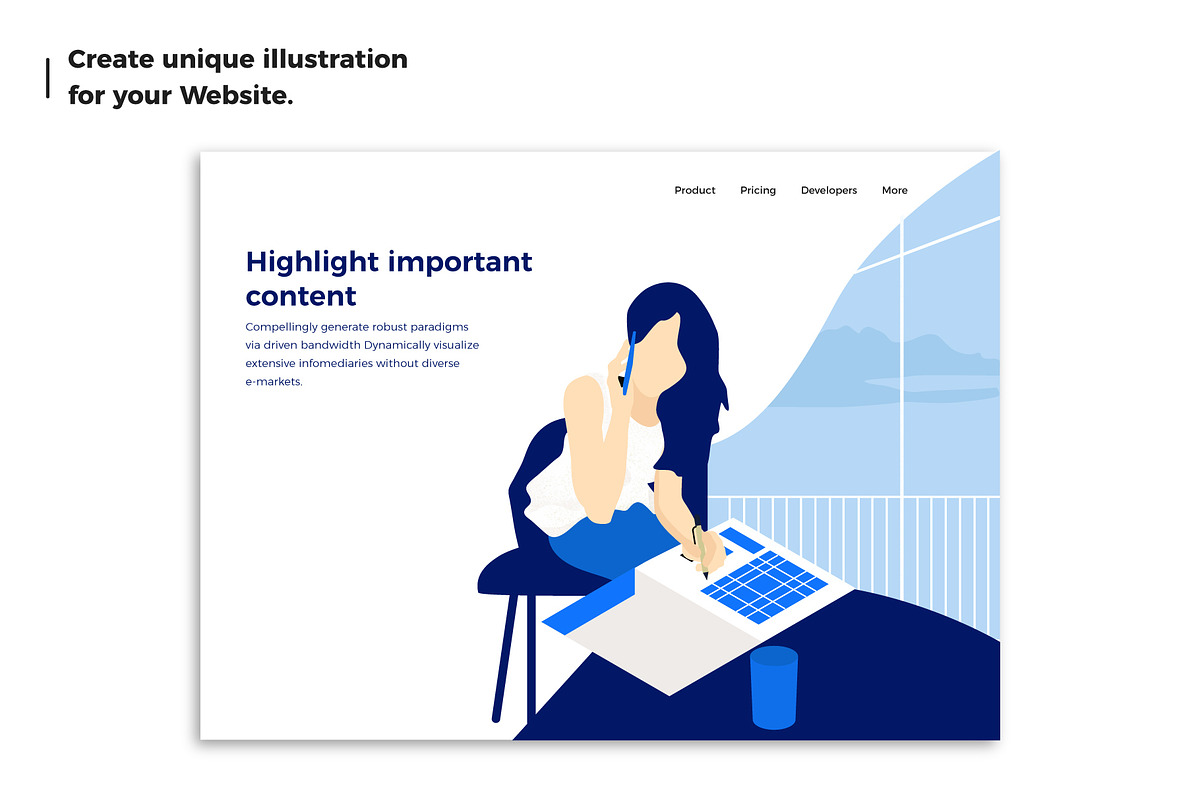 Dice Illustrations Volume 2, an Illustration by marwa_elgendy (Photo 3 of 9)