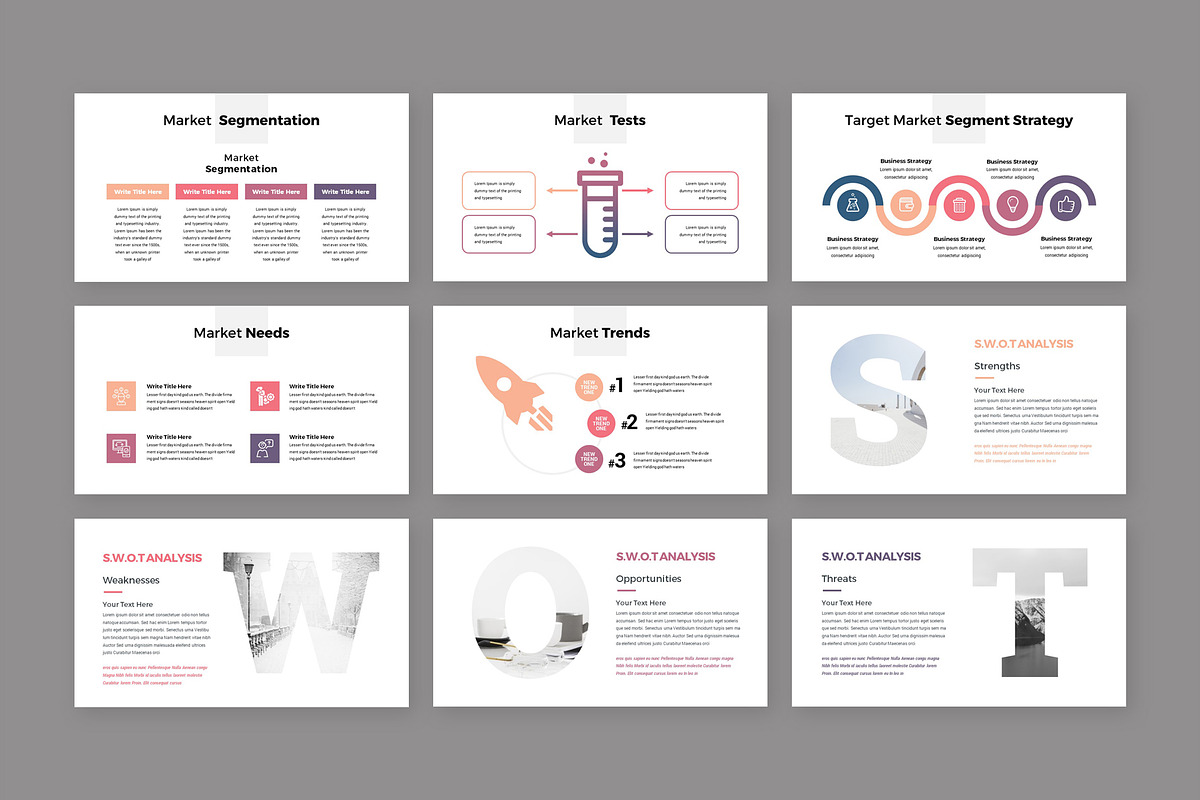 ProPlan Business PowerPoint Template, a Presentation Template by RsmBoutique2021 (Photo 4 of 6)