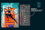 Gym Flyer, Poster Template, a Flyer Template by bunebx (Thumbnail 3 of 5)