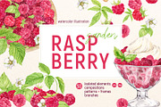 Garden Raspberry. Watercolor set, an Illustration by Tata Pilip (Thumbnail 1 of 10)